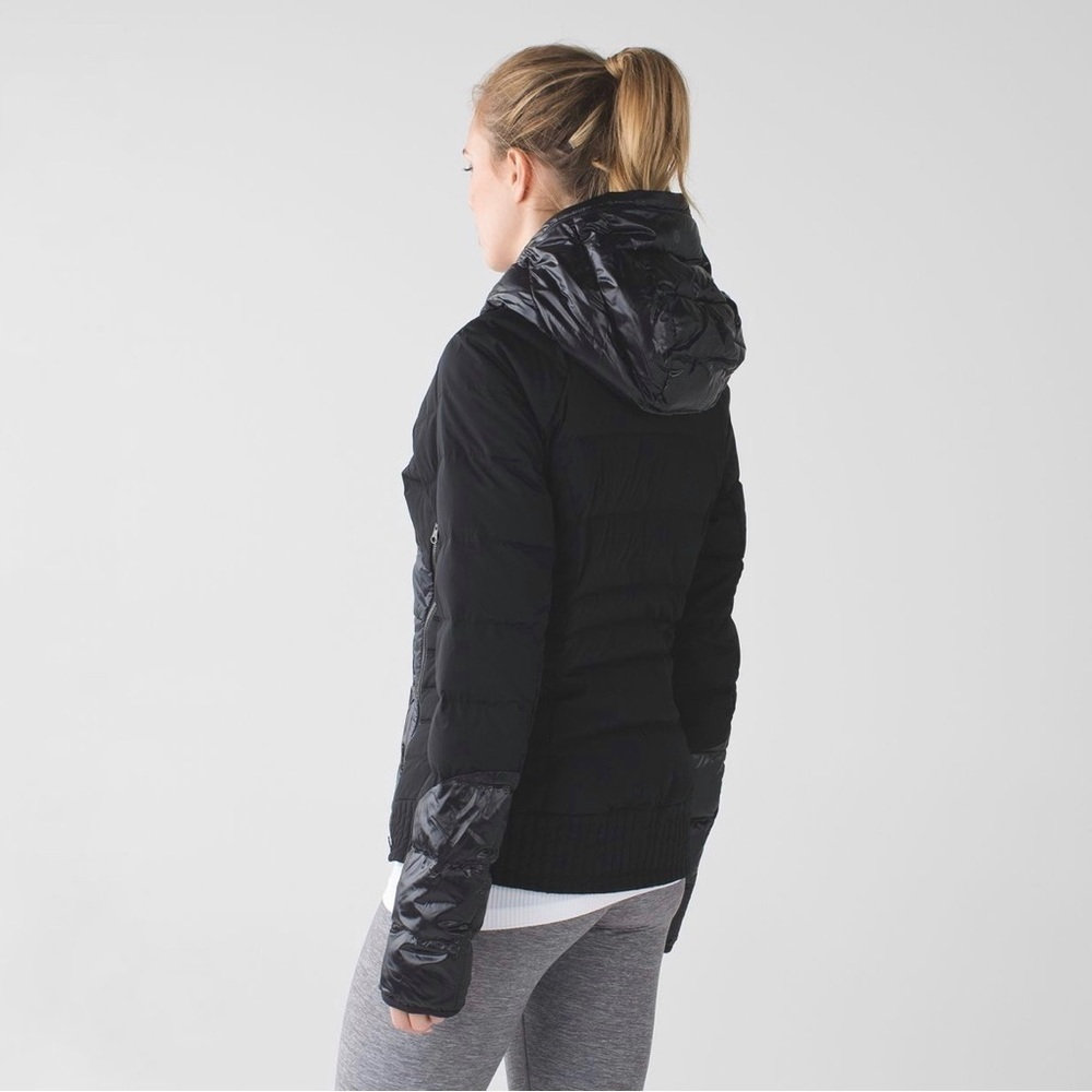 LULULEMON Black Padded Pullover Winter Jacket - size 6